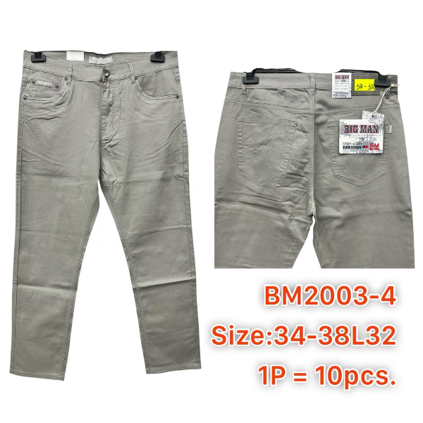 Spodnie męskie jeans Roz 34-38, 1 Kolor .Paczka 10 szt